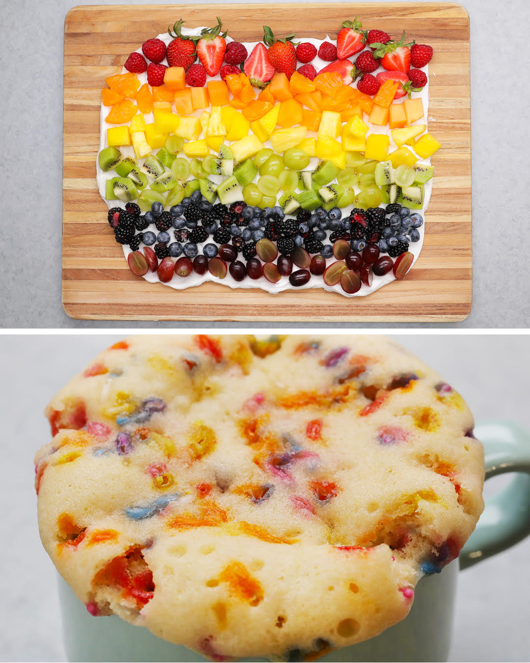 Rainbow Fruit Salad Cups, GoodCook Recipes, Recipe