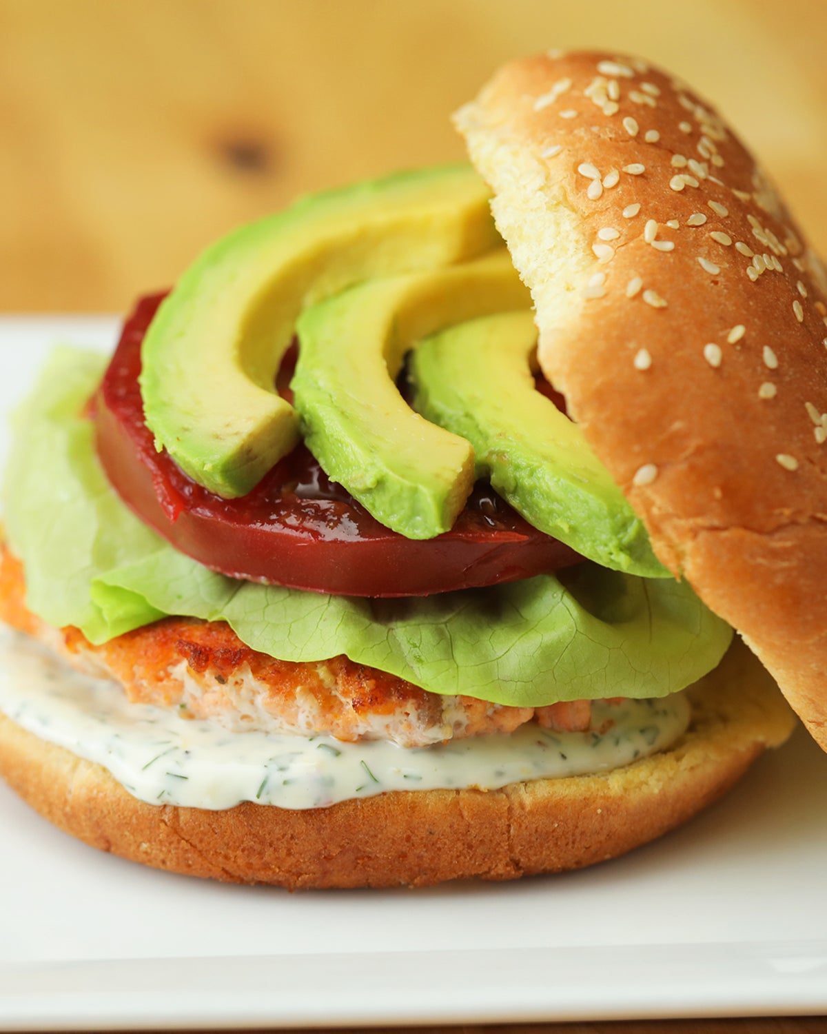 Top Chef Junior Citrus Salmon Burger Recipe by Tasty image