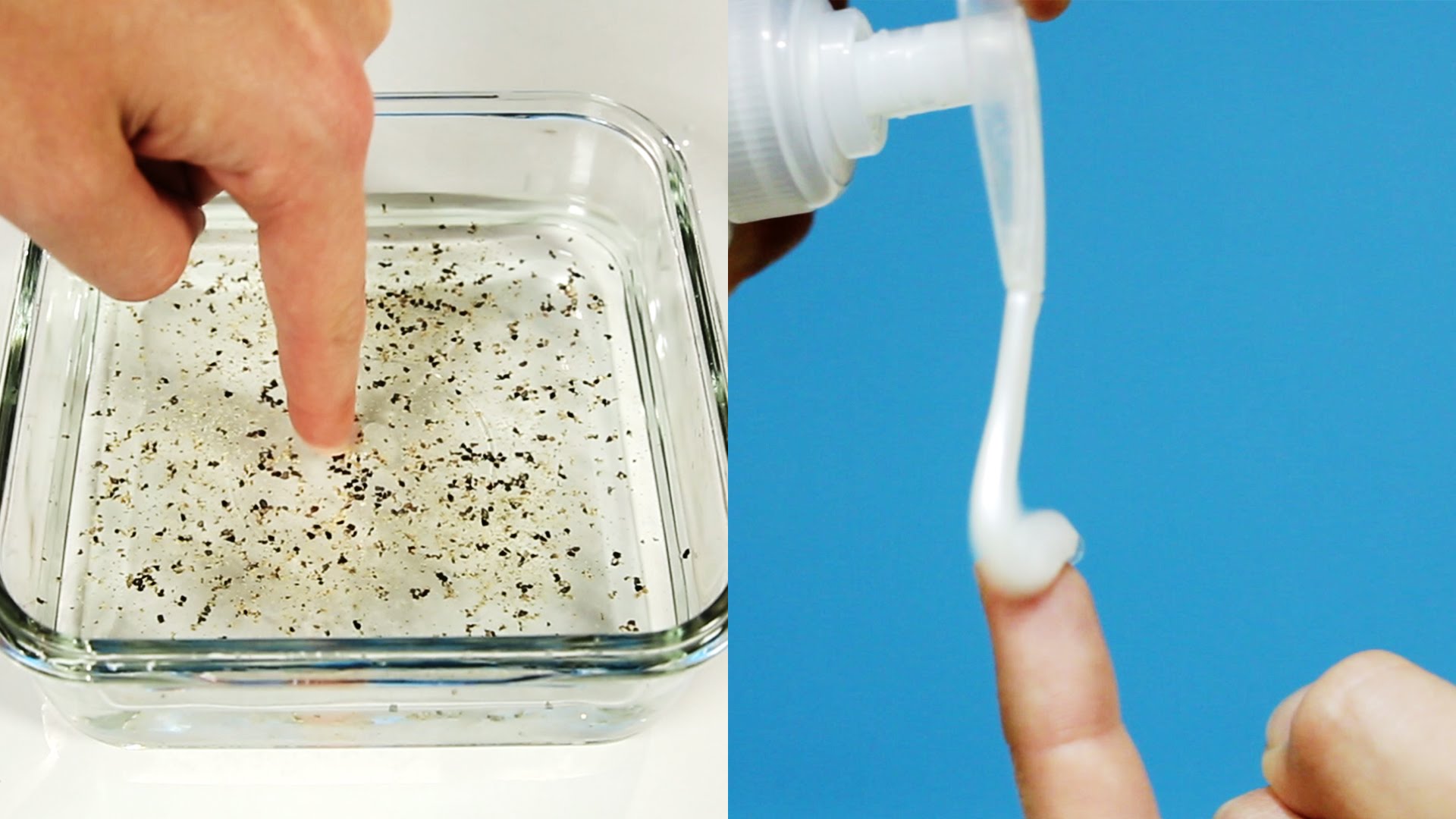 Easy water. Pepper and Water Trick.