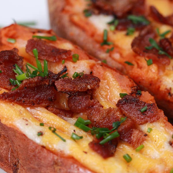 Loaded Sweet Potato Skins