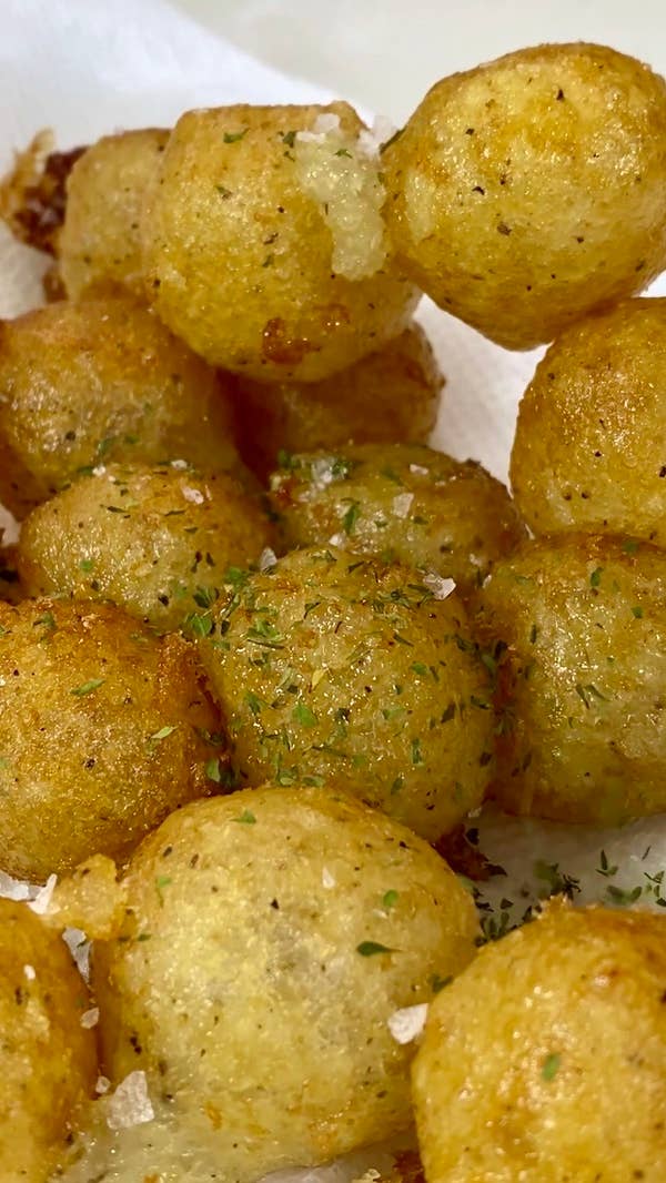 Crispy Potato Puffs