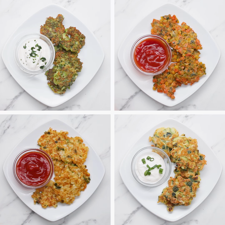 Zucchini Parmesan Fritters Recipe